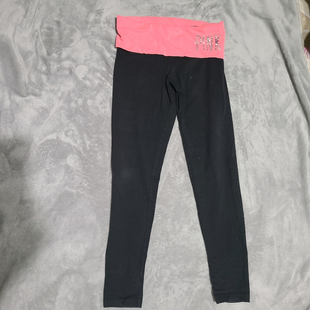 Pink yoga pants